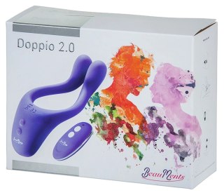 BeauMents - Wibrator Podwójny Z Pilotem Beauments Doppio 2.0 Fioletowy