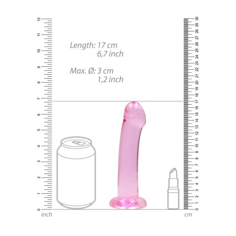 RealRock - Dildo z przyssawką gładkie 17 cm