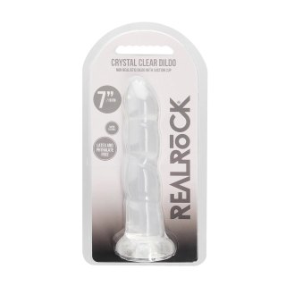 RealRock - Dildo z przyssawką karbowane 17 cm