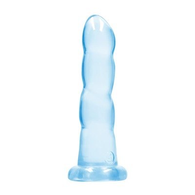 RealRock - Dildo z przyssawką karbowane 17 cm