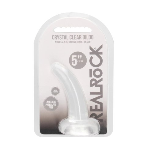 RealRock - Dildo z przyssawką zakrzywione 11,5 cm