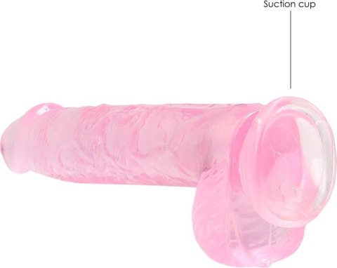 RealRock - Realistyczne dildo z jądrami 15 cm