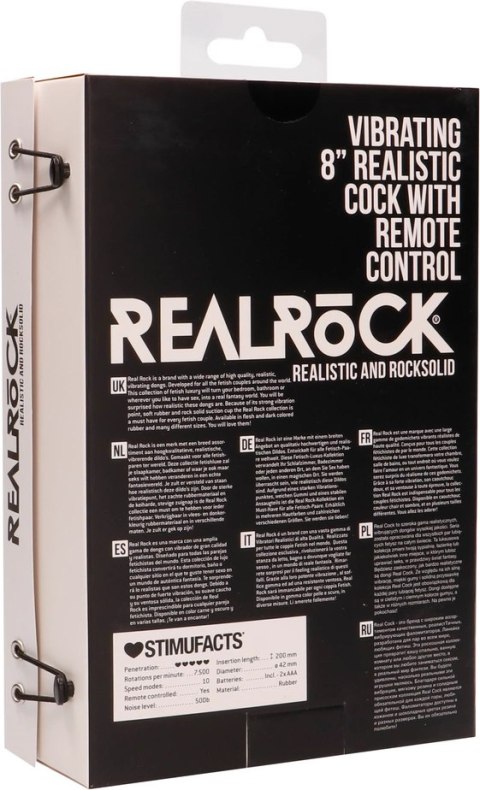 RealRock - Realistyczne dildo z jądrami 25 cm