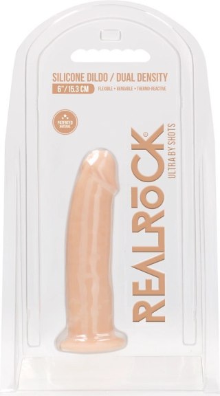 RealRock - Silikonowe dildo bez jąder 15 cm