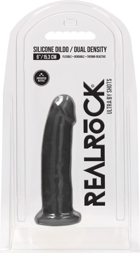 RealRock - Silikonowe dildo bez jąder 15 cm