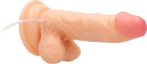 RealRock - Wibrujące realistyczne dildo z jądrami 15 cm