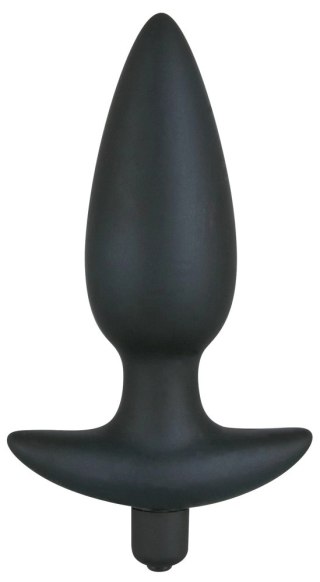 Wibrująca Wtyczka Analna Z Uchwytem Duża(17cm) - Black Velvets