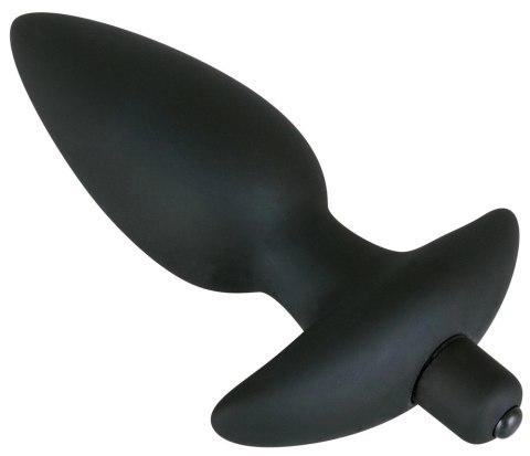 Wibrująca Wtyczka Analna Z Uchwytem Duża(17cm) - Black Velvets