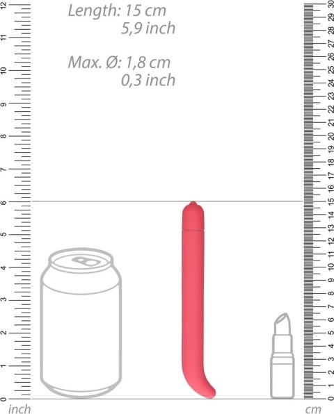 Shots Toys - Wibrator kompaktowy do punktu G zakrzywiony