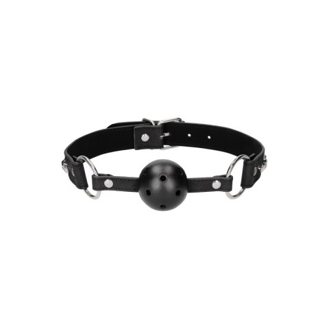 Breathable Ball Gag with with Diamond Studded Straps