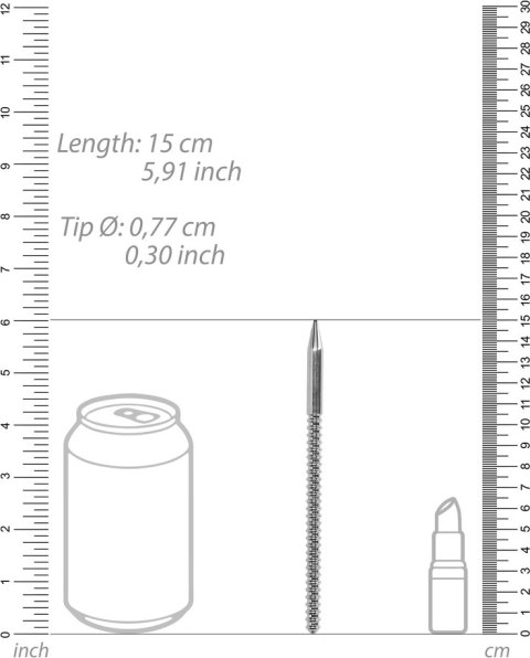 Cewka ze stali nierdzewnej prążkowana 8mm