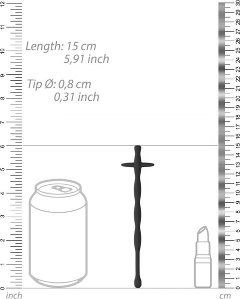 Silikonowa cewka moczowa krzyżyk 8mm