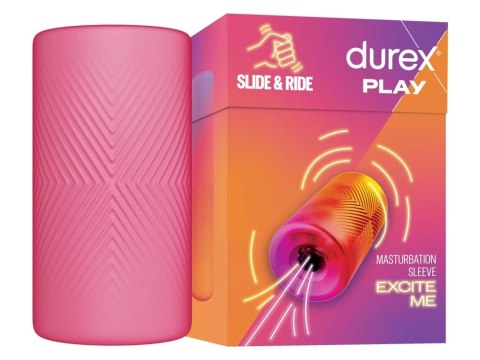 Durex Masturbation Sleeve - Masturbator Prążkowany Różowy