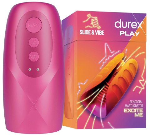 Durex Sensorial Masturbator - Masturbator Automatyczny 7 Trybów Wibracji 3 Tryby Lizania