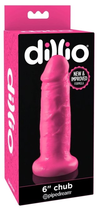 Dillio - Realistyczne Naturalne Dildo Różowe 15cm