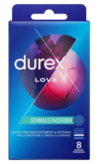 Durex Love - Prezerwatywy Łatwe Dopasowanie 8szt