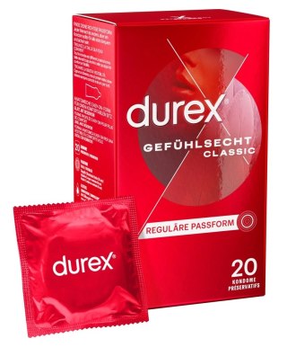 Durex - Prezerwatywy Lateksowe Zbiorniczek 20szt