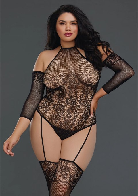 Dreamgirl - Bodystocking Fishnet - Plus Size