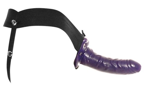 Fetish Fantasy Series - Puste Naturalne Dildo Z Paskiem Fioletowe 18cm