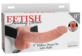 Fetish Fantasy Series - Strap-On Z Naturalnym Zakrzywionym Cielistym Dildo