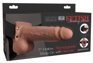 Fetish Fantasy Series - Uprząż Strap-On Z Pustym Naturalnym Wibratorem 21cm