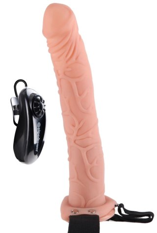 Fetish Fantasy Series - Uprząż Strap-On Z Wibratorem 29 CM Z Miejscem Na Penisa