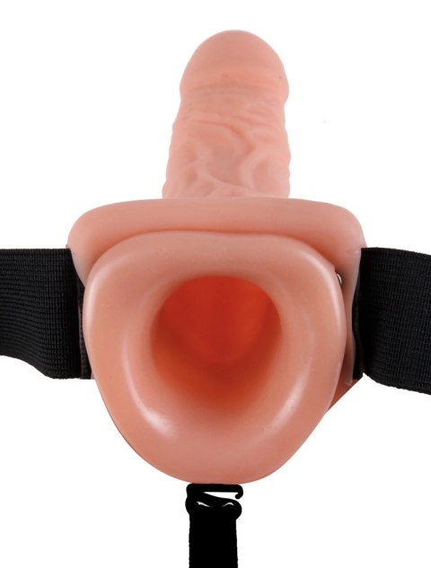 Fetish Fantasy Series - Uprząż Strap-On Z Wibratorem 29 CM Z Miejscem Na Penisa