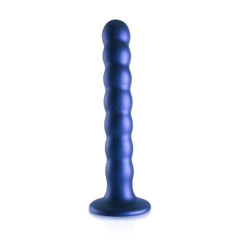 Ouch! - Silikonowe dildo G-Spot z koralikami - 16,5 cm