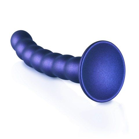 Ouch! - Silikonowe dildo G-Spot z koralikami - 16,5 cm