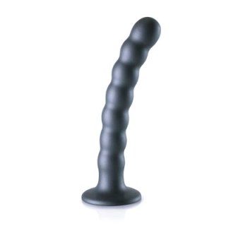 Ouch! - Silikonowe dildo G-Spot z koralikami - 16,5 cm