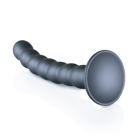 Ouch! - Silikonowe dildo G-Spot z koralikami - 16,5 cm