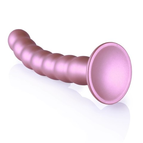 Ouch! - Silikonowe dildo G-Spot z koralikami - 20,5 cm