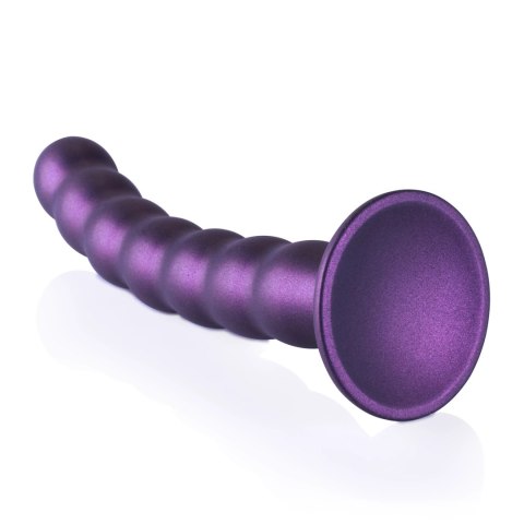 Ouch! - Silikonowe dildo G-Spot z koralikami - 20,5 cm