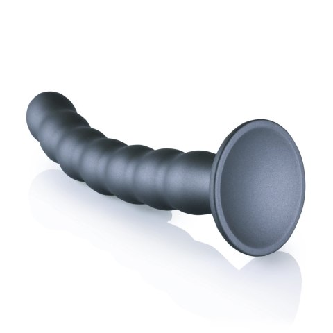 Ouch! - Silikonowe dildo G-Spot z koralikami - 20,5 cm