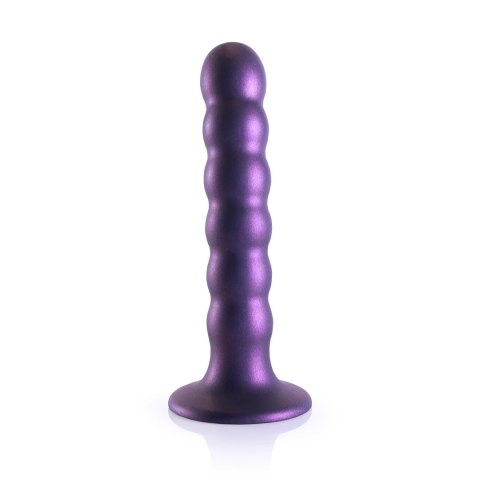 Ouch! - Silikonowe dildo z koralikami - 13 cm