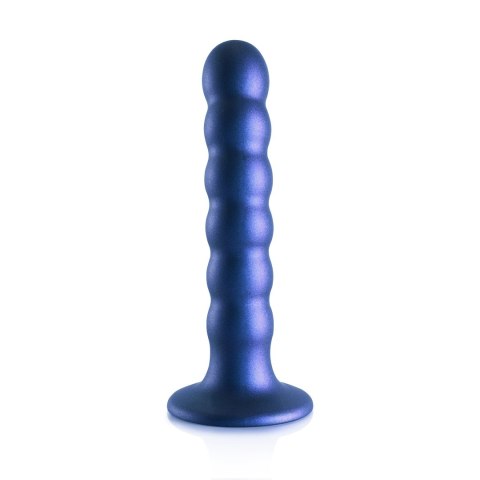 Ouch! - Silikonowe dildo z koralikami - 13 cm