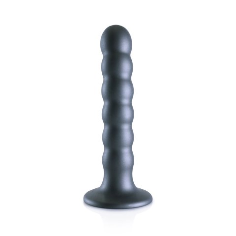 Ouch! - Silikonowe dildo z koralikami - 13 cm