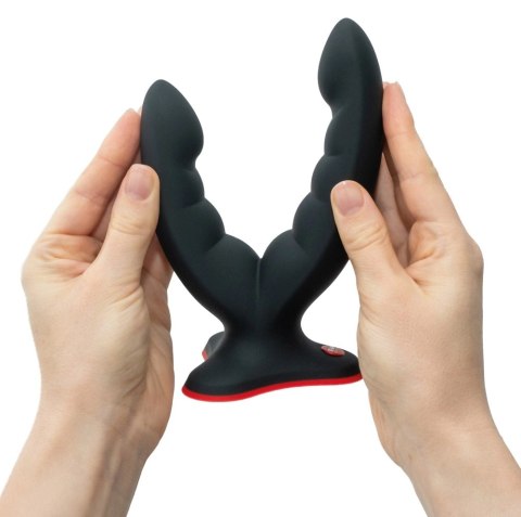 Fun Factory - Elastyczne Podwójne Dildo Ryde Black Czarne