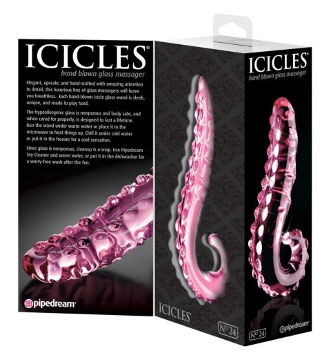 Icicles - Zakrzywione Szklane Dildo Idealne Do Masażu