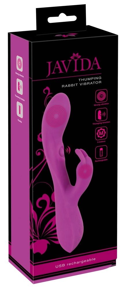 Javida - Wibrator Króliczek Pulsujący Thumping Rabbit Vibrato