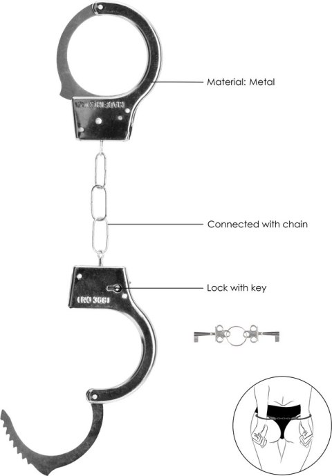 Ouch! - Kajdanki dla początkujących - metalowe