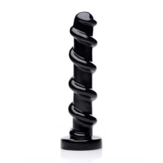 XR Brands - Silikonowe, śliskie dildo - świderek 25 cm