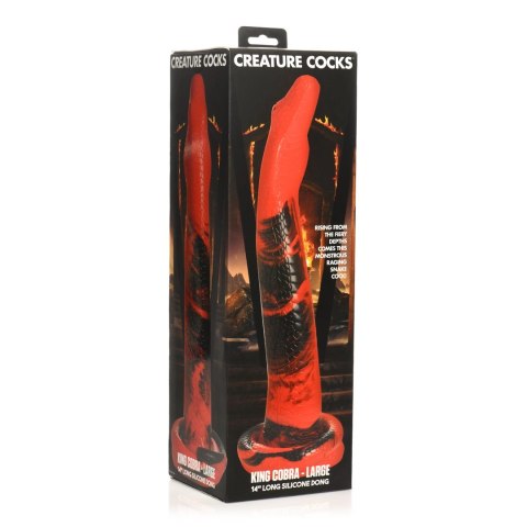 XR Brands - Silikonowe dildo 36 cm