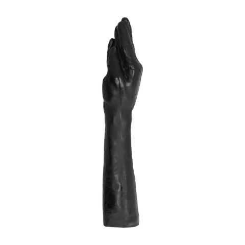 All Black - Dildo, z końcówką dłoni, 39 cm