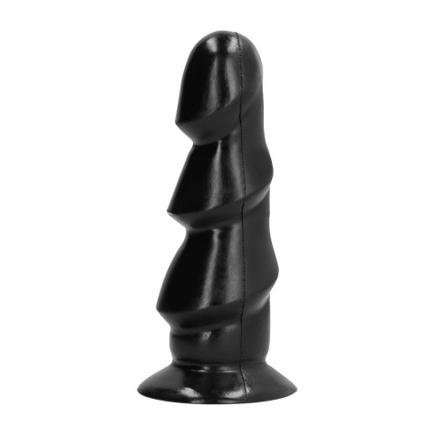 All Black - Korek analny, piramidki 17 cm