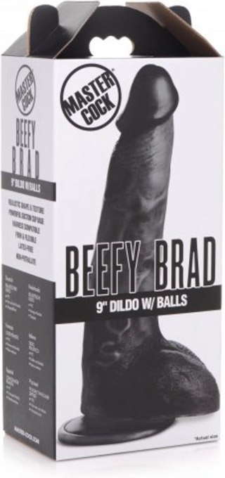 XR Brands - Dildo z jądrami Beefy 23 cm