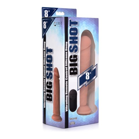 Curve Toys - Wibrujace dildo - silikonowe z pilotem zdalnego sterowania - 20,5 cm