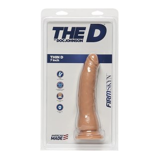 Doc Johnson - Realistyczne, cienkie dildo 18 cm