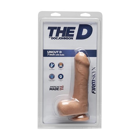 Doc Johnson - Realistyczne dildo z jądrami 18 cm