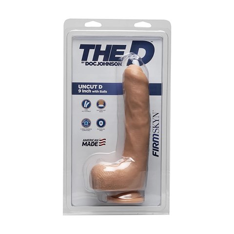 Doc Johnson - Realistyczne dildo z jądrami 22 cm